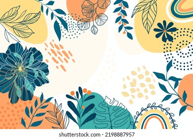 Color splash abstract background for design.Template banner and cover.
