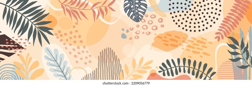 Color splash abstract background for design.Template banner and cover.