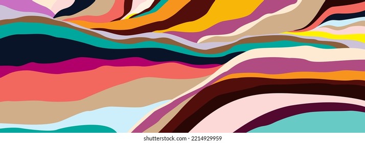 Color splash abstract background for design.Template banner and cover for social media ad, template special promo new arrival sale.