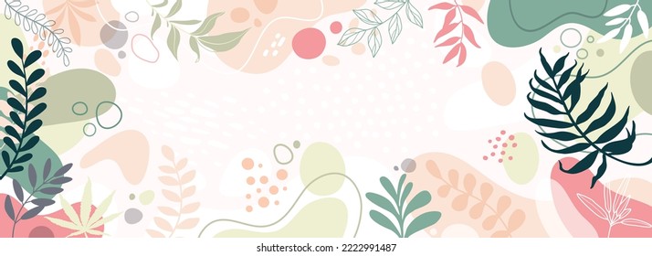 Color splash abstract background for design.Template banner and cover for social media ad, template special promo new arrival sale.