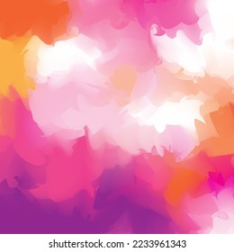 Farbspritzer abstrakter Hintergrund für Design.Template Banner und Cover für Social Media-Werbung, Vorlage Sonderaktion für Ankunft Verkauf.