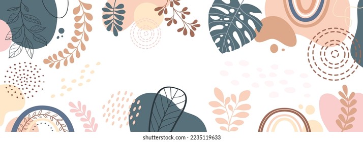 Color splash abstract background for design.Template banner and cover for social media ad, template special promo new arrival sale.