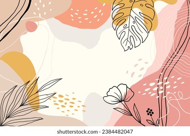 Color splash abstract background for design.Template banner and cover for social media ad, template special promo new arrival sale.