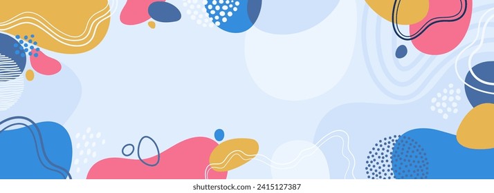 Color splash abstract background for design.Template banner and cover for social media ad, template special promo new arrival sale.