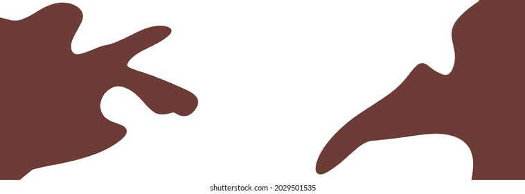 Color splash abstract cartoon background or children playground banner design element. 