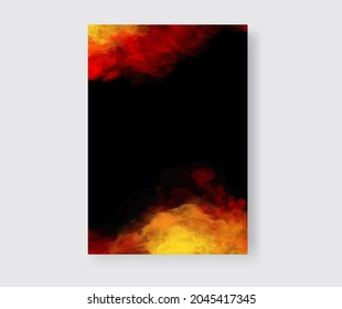 Color Splash banner. Background design of smoke paint. Creativity abstract art,Vector illustration.