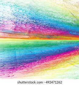 Color splash banner, background design