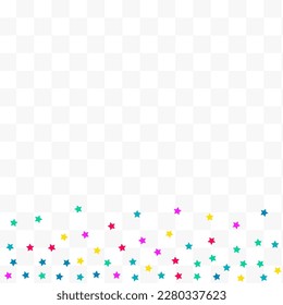 Color Splash Festive Vector Transparent Background. Flying Dust Card. Abstract Confetti Postcard. Falling Rain Effect Wallpaper.