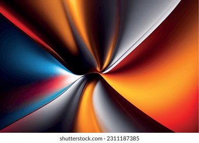 Color Splash series. Background design of fractal paint and rich texture on the subject of imagination, creativity and art - Shutterstock ID 2311187385