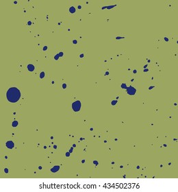 Color splashes liquid vector illustration, colorful spots green and blue
