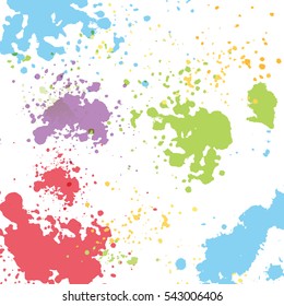 color splashes vector graphics
