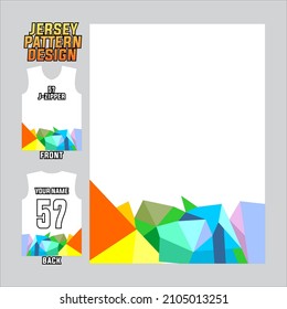 color sports team jersey printing abstract pattern