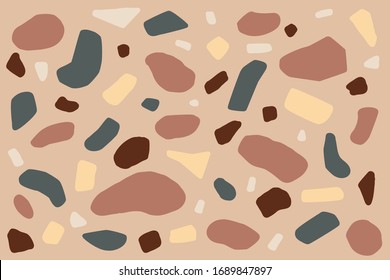 Color spots. Abstract pattern. Pastel colors. Simple vector illustration.