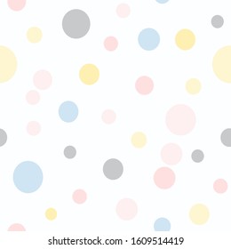 Color Spots Seamless Pattern Background