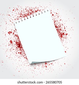 color spray background, vector illustration