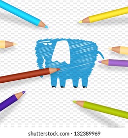 color square abstract background. vector design