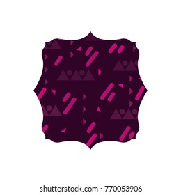 color square with graphic style design background