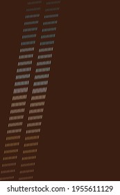 Color Square Halftone Vector Brown Background. Purple Line Flat Journal. Presentation Element Banner. Blue Triangle Futuristic Template.