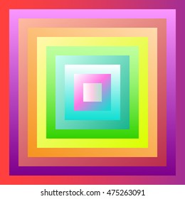 color square. Multicolored square with a smooth transition of colors
