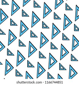 color square ruler school tool background