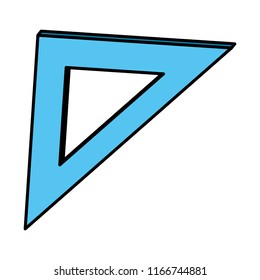 color square ruler school tool education
