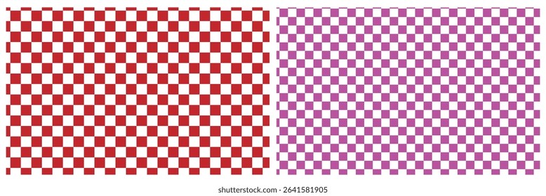 Color squares in a checkerboard pattern. Abstract background. Vector design eps 10 . Vector Illustration .