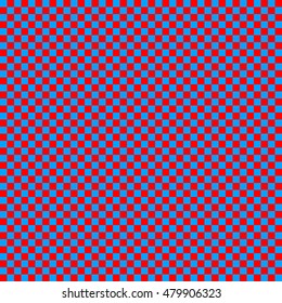 Color squares in a checkerboard pattern. Abstract background. Vector illustration.