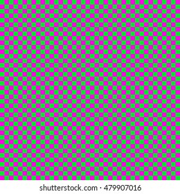 Color squares in a checkerboard pattern. Abstract background. Vector illustration.