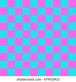 Color squares in a checkerboard pattern. Abstract background. Vector illustration.
