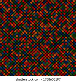 color squares. vector seamless pattern. diagonal repetitive background. geometric shapes. textile fabric swatch. wrapping paper. continuous print. design element for home decor, phone case, apparel