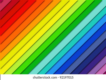 Color stair spectrum EPS10