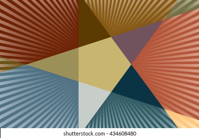 Color Star with Earth Tones