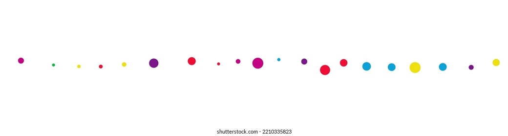 Color Stars Carnival Vector White Background. Celebration Shine Card. Invitation Dot Invitation. Falling Polka Decoration Backdrop.