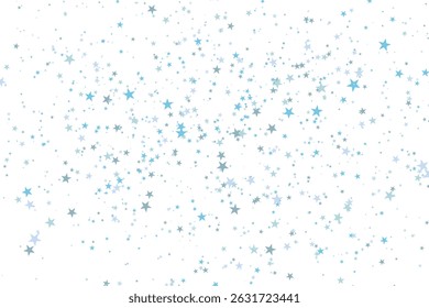 Color stars confetti background. Splash effect banner. Vector abstract illustration with blurred drops of rain for wallpaper, wrapping paper, backdrop, poster, card etc.