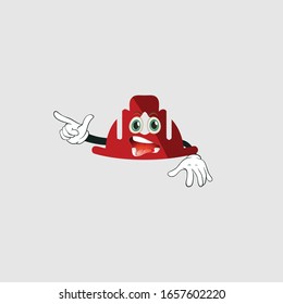 color sticker with funny cartoon character isolated on white. firefighter cartoon characters. you can use for stickers, pins or patches