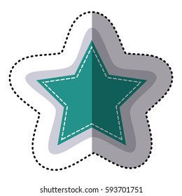 color sticker star shape frame callout dialogue vector illustration