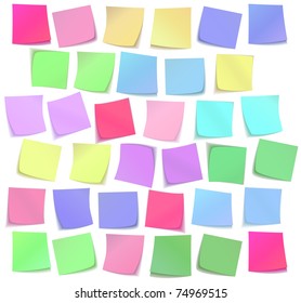 The color sticky notes set