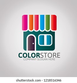 Color Store Logo Template
