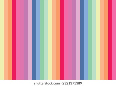 Color stripe in vertical line, vector illustration.