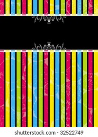 color striped background, vector illustration