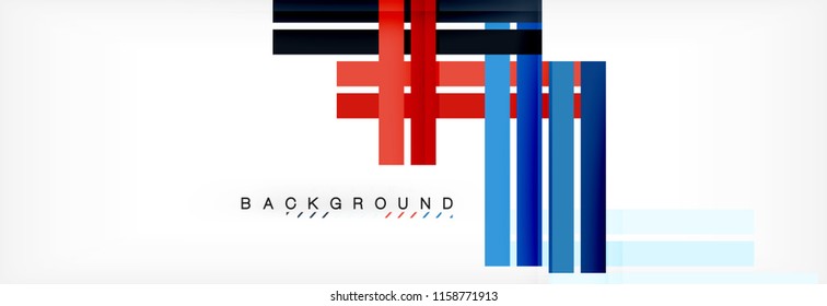 Listras e linhas de cores, fundo abstrato geométrico, modelo moderno vetorial