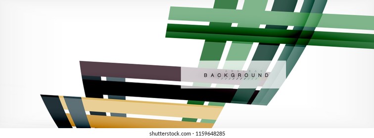 Color stripes and lines, geometric abstract background, vector modern template