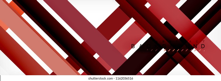 Color stripes and lines, geometric abstract background, vector modern template