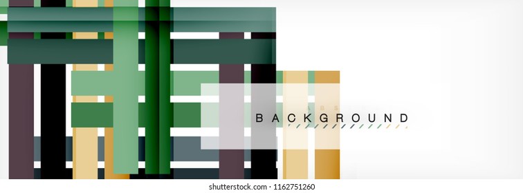 Color stripes and lines, geometric abstract background, vector modern template