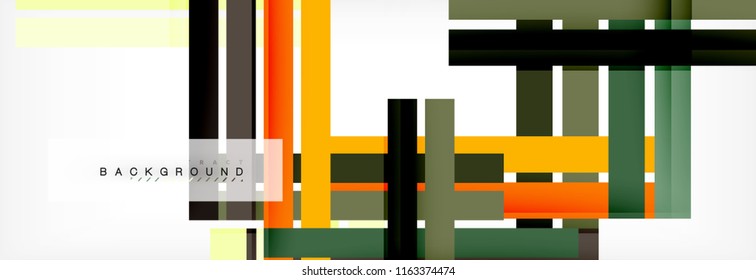 Listras e linhas de cores, fundo abstrato geométrico, modelo moderno vetorial