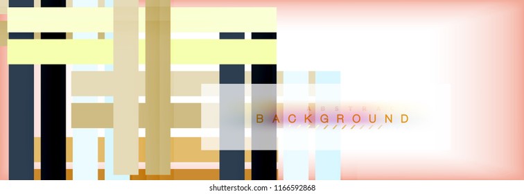 Color stripes and lines, geometric abstract background, vector modern template