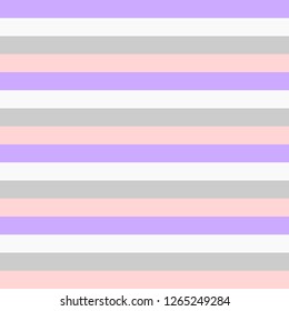 Color stripes seamless pattern, pastel colors, horizontal lines