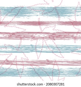 Color Strips. Cool geometric striped structure on the white backdrop.  Horizontal lines. Swatch