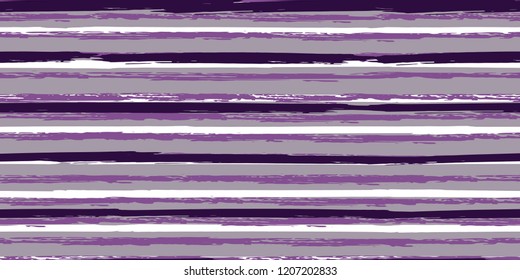 Color Strips. Seamless. Watercolor Striped Fashion Print Design. Hand Drawn Lines in Watercolor Style. Grunge Stripes with Painted Brush Strokes.  Suitable for Textile Printing, Packaging.