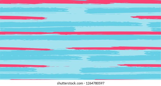 Color Strips. Simpless. Vector Watercolor. Hand Drawn Lines in Watercolor Style. Grunge Texture.  Cloth, Textile Design, Linen, Fabric.